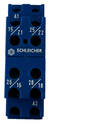 Schleicher KZC220-110 A Time Delay Relay NEW 24V DC 250ms Socket Germany Made