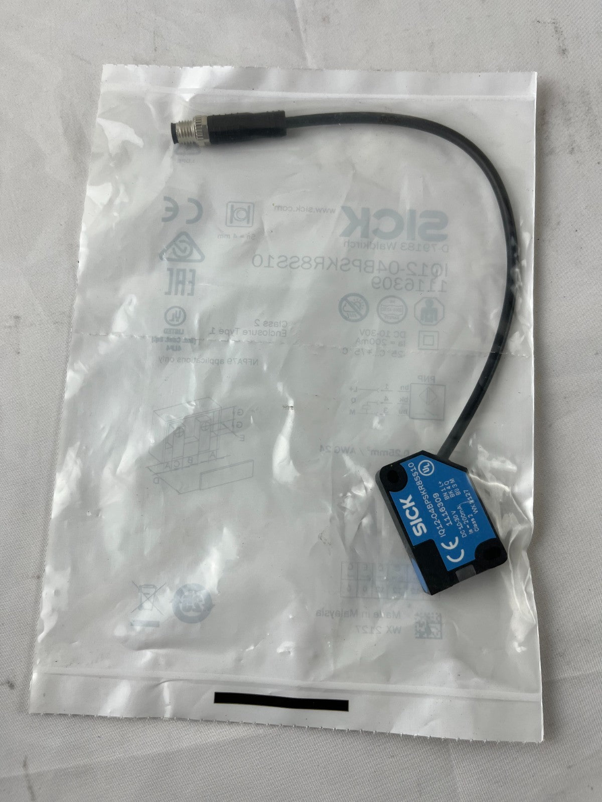 SICK IQ12-04BPSKR8SS10 Proximity Sensor NEW 4mm PNP M8 Inductive 1116309 Sealed