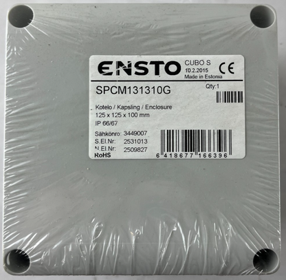 ENSTO SPCM131310G Enclosure 125x125x100 mm IP66/67 New Unused Spare Part