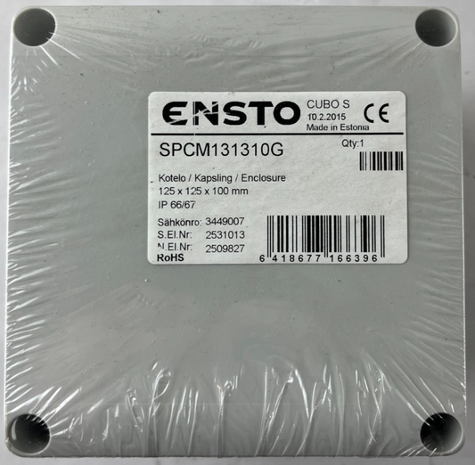 ENSTO SPCM131310G Enclosure 125x125x100 mm IP66/67 New Unused Spare Part