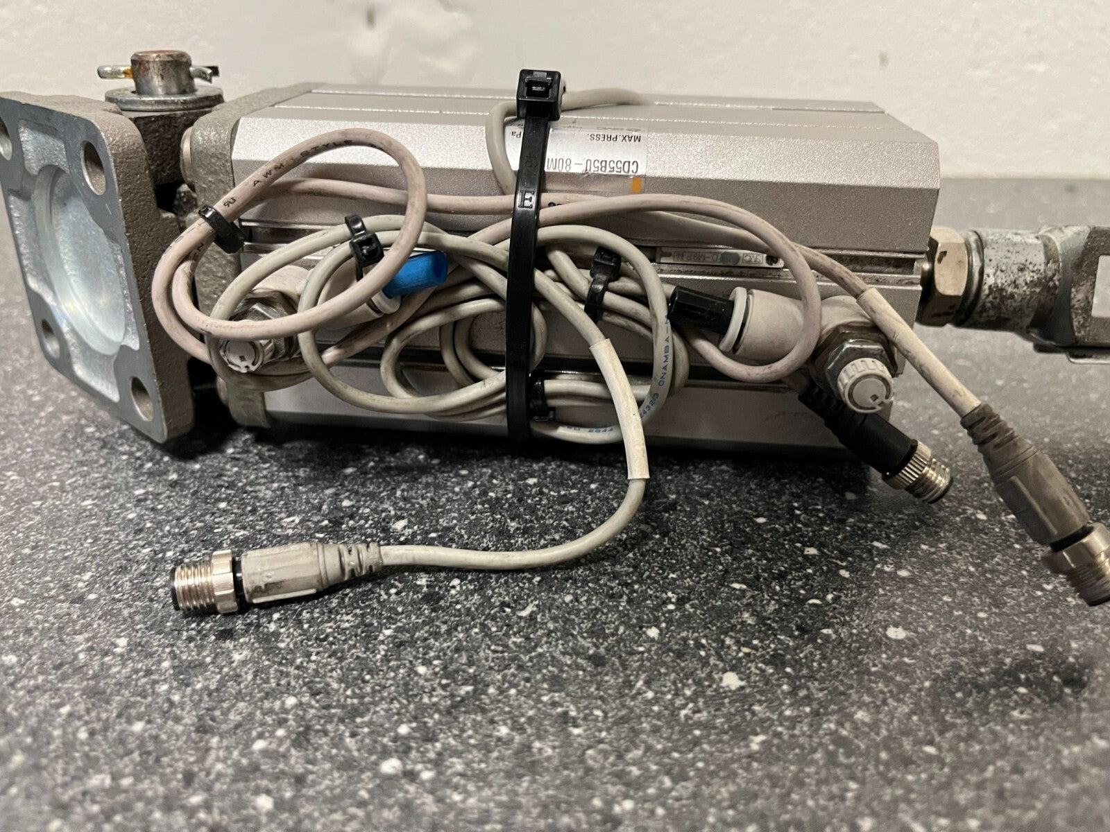 SMC Pneumatic Cylinder CD55B50-80M, Double Acting, 80mm Stroke, Tested & Working