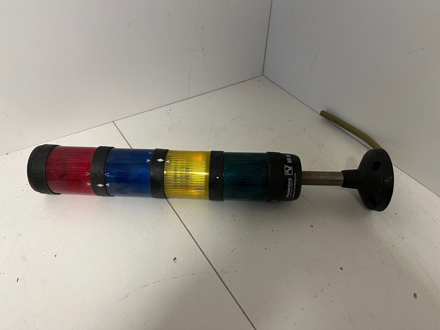 Pfannenberg BR 50 Industrial Stack Light Tower Red/Blue/Yellow - Working, Used