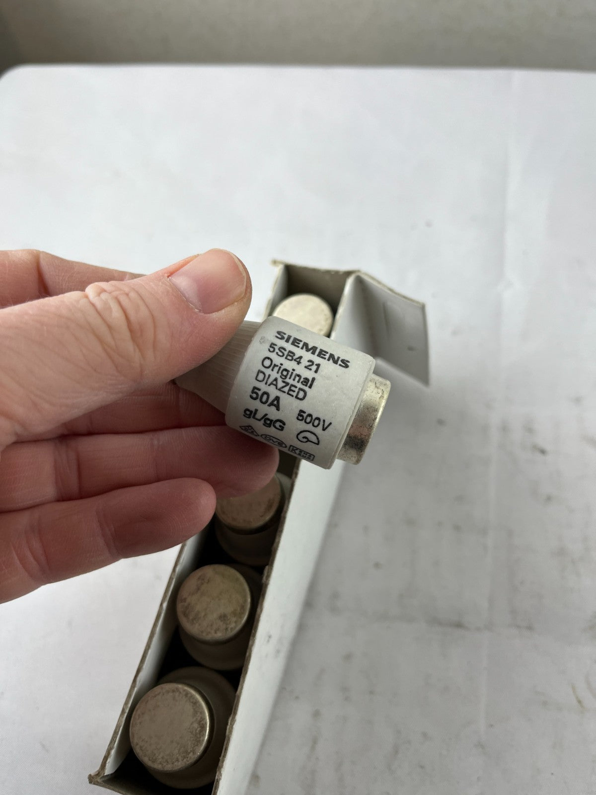 Siemens 5SB4 21 DIII 50A 500V gL/gG Diazed Fuse Links Box Of 5 New Spares