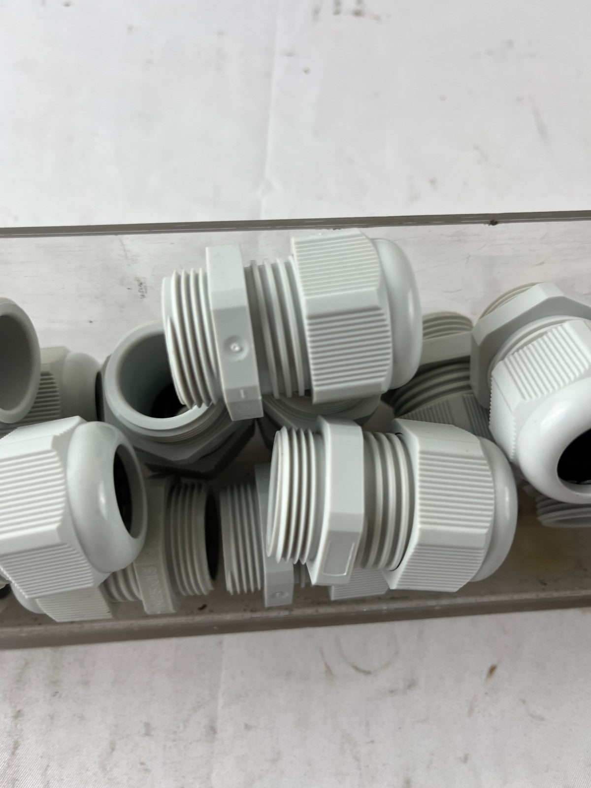 M25x1.5 Cable Gland Bundle Grey Plastic IP Rated Used Lot Spare Parts