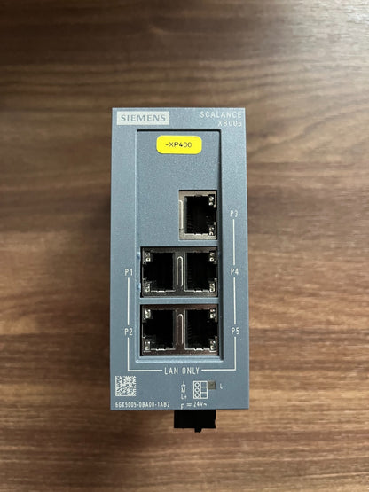 Siemens Scalance XB005 6GK5005-0BA00-1AB2 5-Port Industrial Ethernet Switch