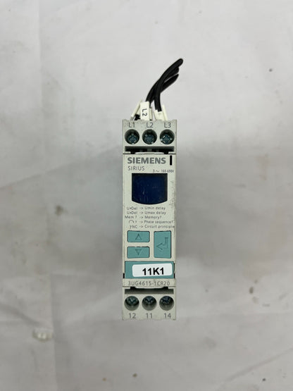 Siemens SIRIUS 3UG4615-1CR20 Phase Monitoring Relay 3-Phase 160-690V Digital
