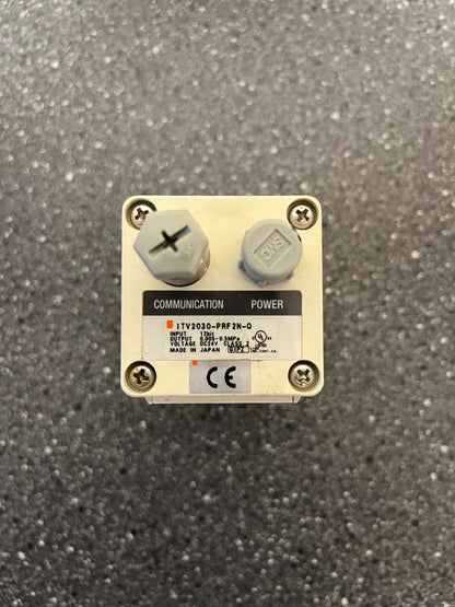 SMC ITV2030-PRF2N-0 Proportional Pressure Regulator PROFIBUS - Used, Working