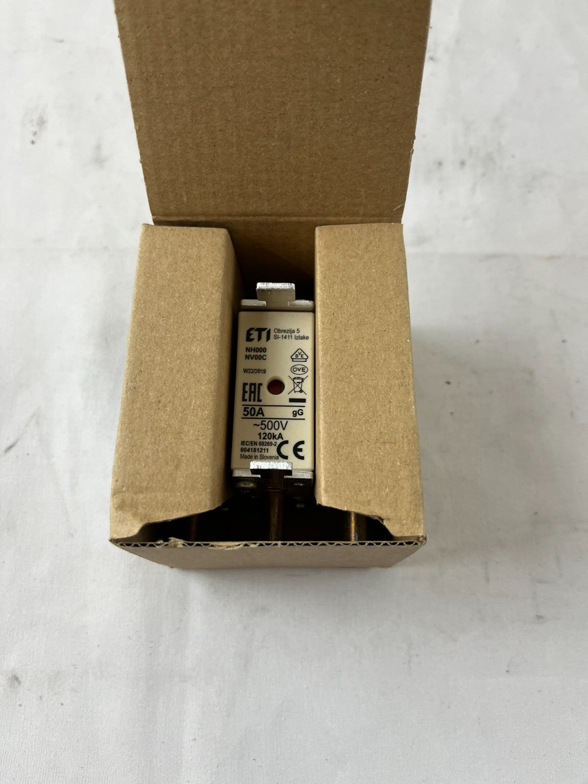 Bals NH000 Fuse 50A 500V gG NH Fuse Link Art 93492 3pcs New in Box