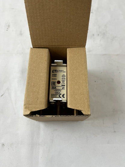 Bals NH000 Fuse 50A 500V gG NH Fuse Link Art 93492 3pcs New in Box