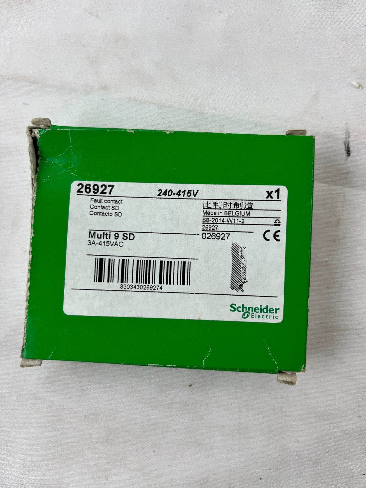 Schneider Electric 26927 Multi 9 SD Fault Contact Auxiliary 240-415V New Spare