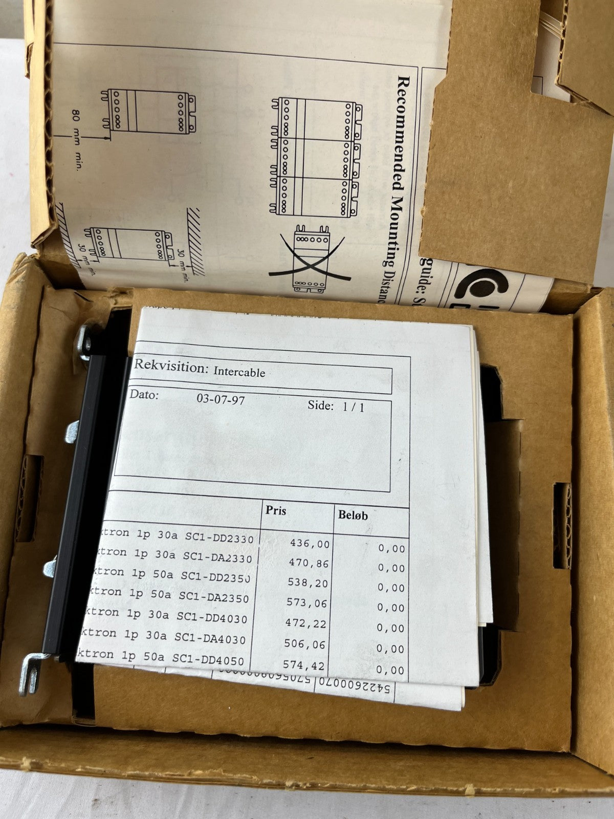 Intercable Danmark STL3-4015 Soft Starter NEW 230-400V 15A 7.5kW Motor Control