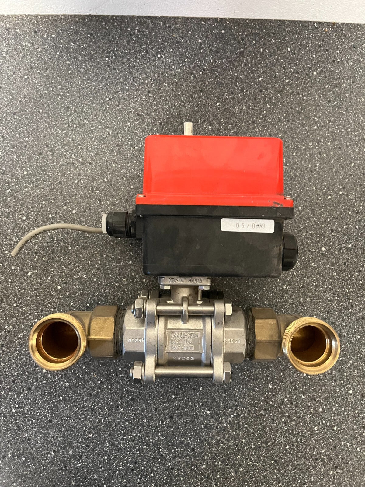 Valpes ER35.X53M Electric Actuator with Uni-Valve UNI-S70 Stainless Steel Valve