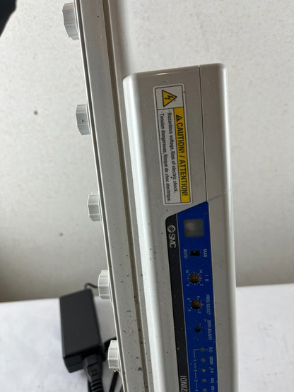SMC IZS41‑1120‑06B Bar Type Ionizer With Brackets And 24V PSU, Used Spare Unit