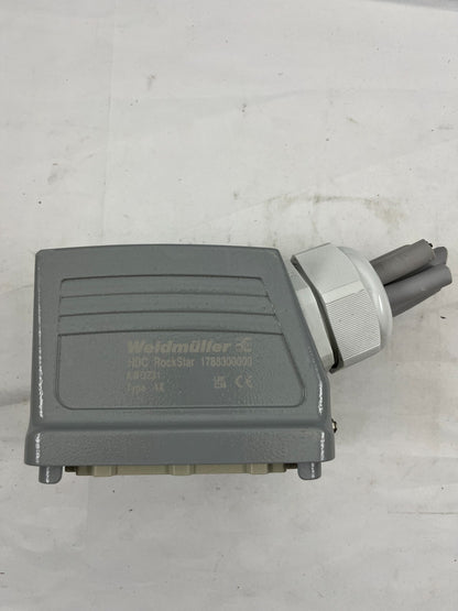 Weidmüller HDC RockStar 1788300000 Heavy Duty Connector, 2x 48-Pin, IP65 Used