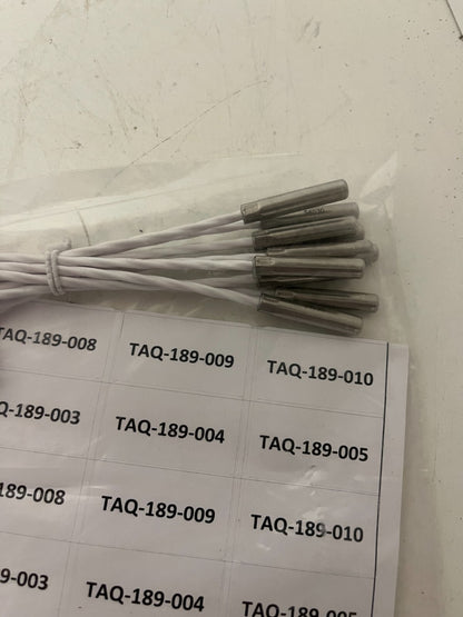 Lot of 10x Klingenberg PT100 Sensors 2xLed Ø6x30mm 145mm Teflon New Unused