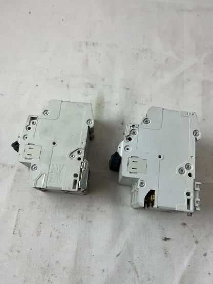 Hager ND206A D6 2P & MC325A C25 3P Circuit Breaker Lot 2pcs 400V Used Spares