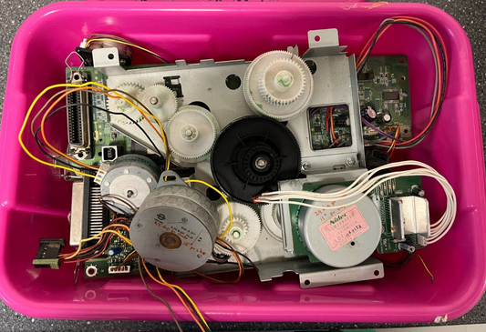 Large Lot of Assorted Stepper Motors and Components - Hobbyist/Repair Parts