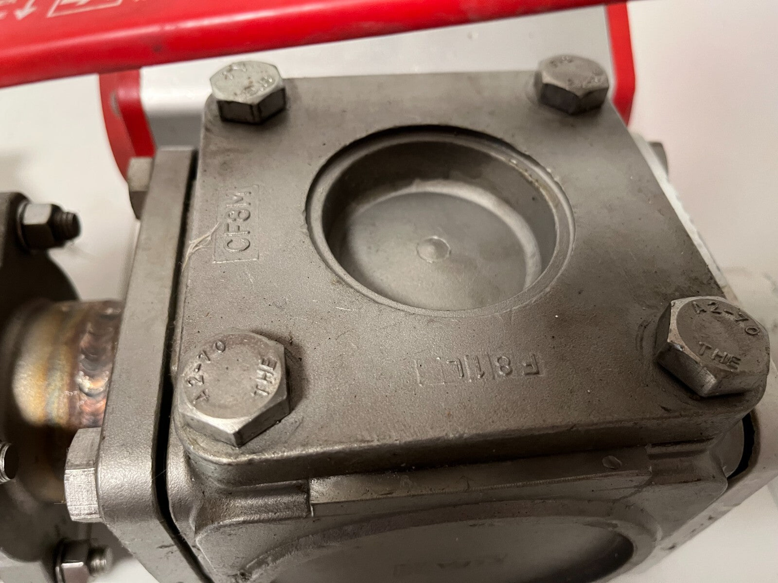 END-Armaturen ZD311567 DN50 Ball Valve Pneumatic Actuator Airtec Solenoid Used