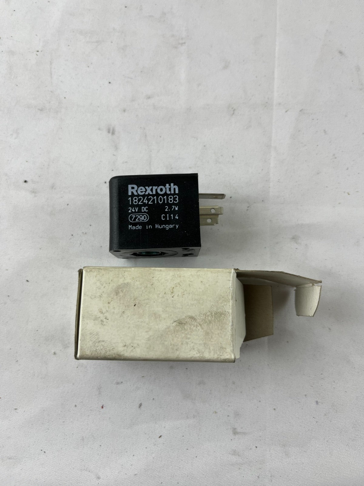 Bosch Rexroth 1824210183 Solenoid Coil 24V DC 2.7W CO1 Form A NEW Box Hungary