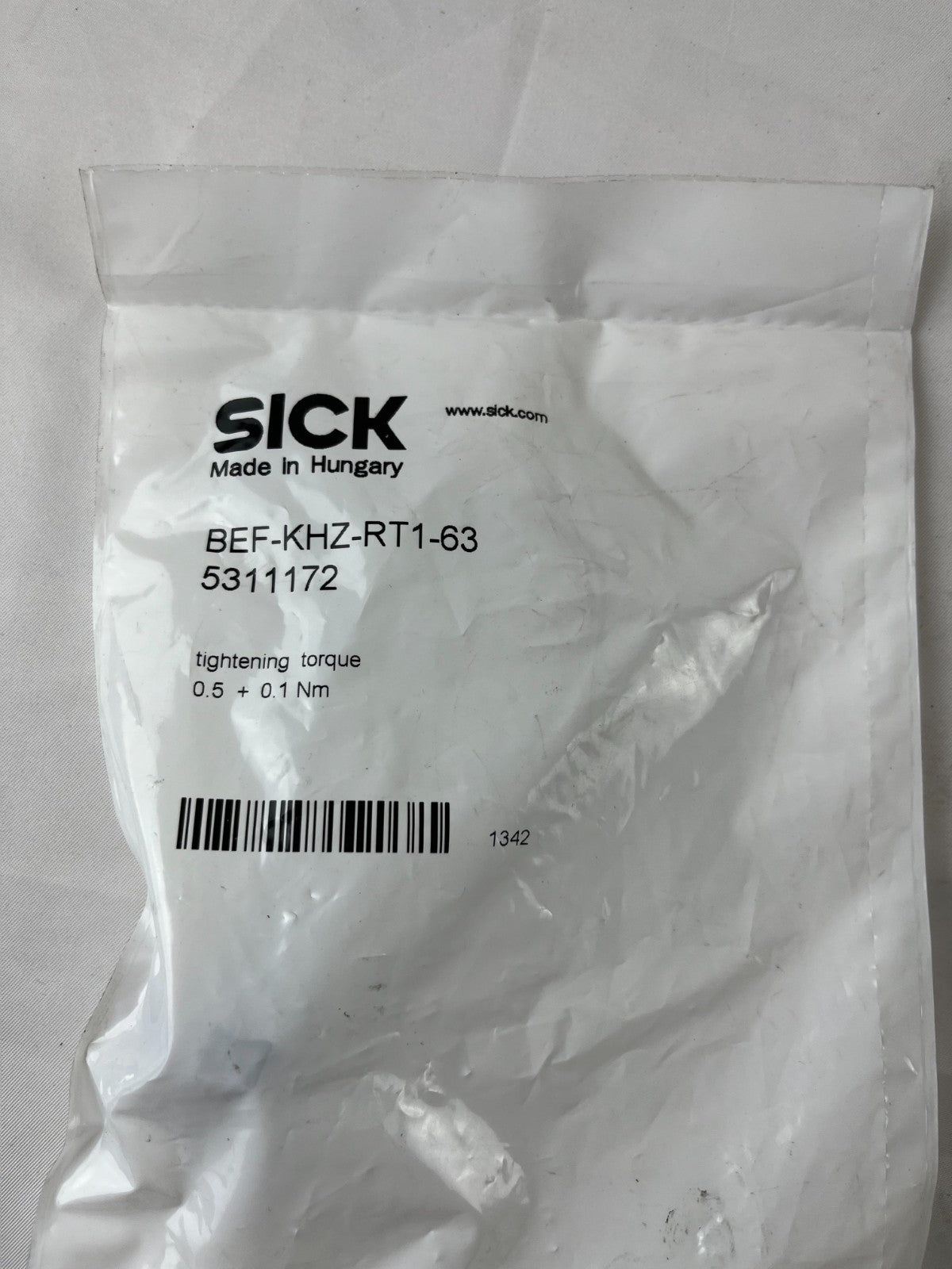SICK BEF‑KHZ‑RT1‑63 Cylinder Sensor Mounting Bracket 8–63 mm 5311172 New Sealed