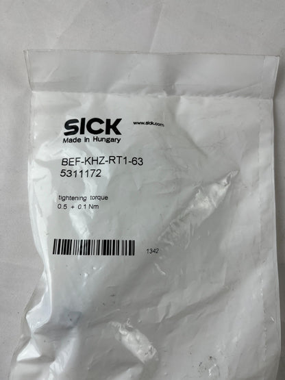 SICK BEF‑KHZ‑RT1‑63 Cylinder Sensor Mounting Bracket 8–63 mm 5311172 New Sealed