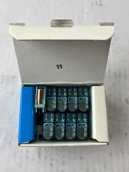 Finder 40.52.9.060.0000.PAC PCB Relay 60VDC Coil 8A 250V DPDT Lot of 10 NEW