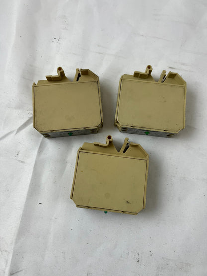 3x Weidmüller EGO2 TS32/TS35 Interface Optocoupler Module 220V AC to 48V 100mA