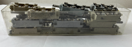 Pneumatic Valve Manifold Lot – Spring‑Plunger Valves, Mixed Types, Used Spares