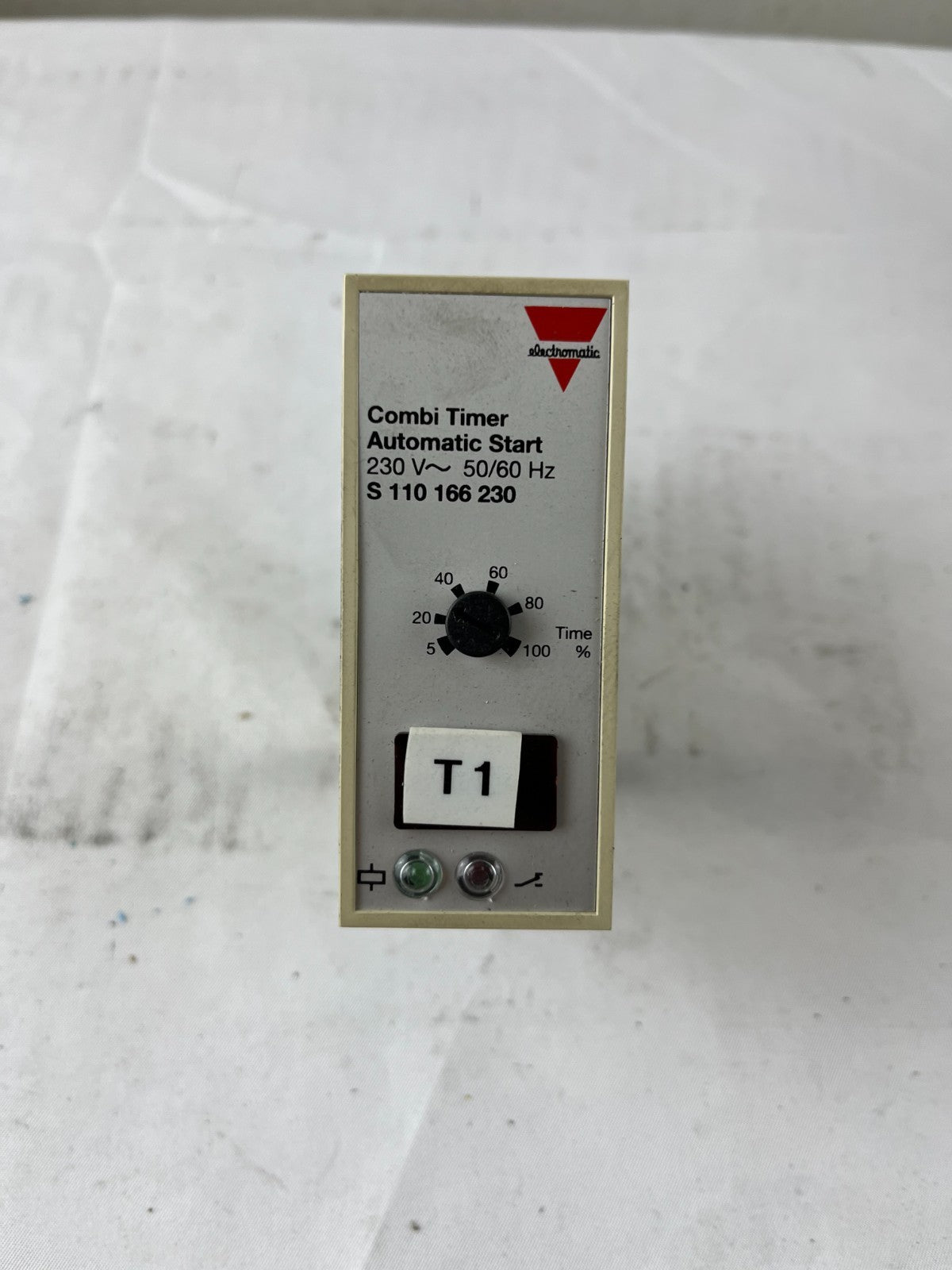 Electromatic S110 166 230 Combi Timer Automatic Start 230VAC 11‑Pin USED