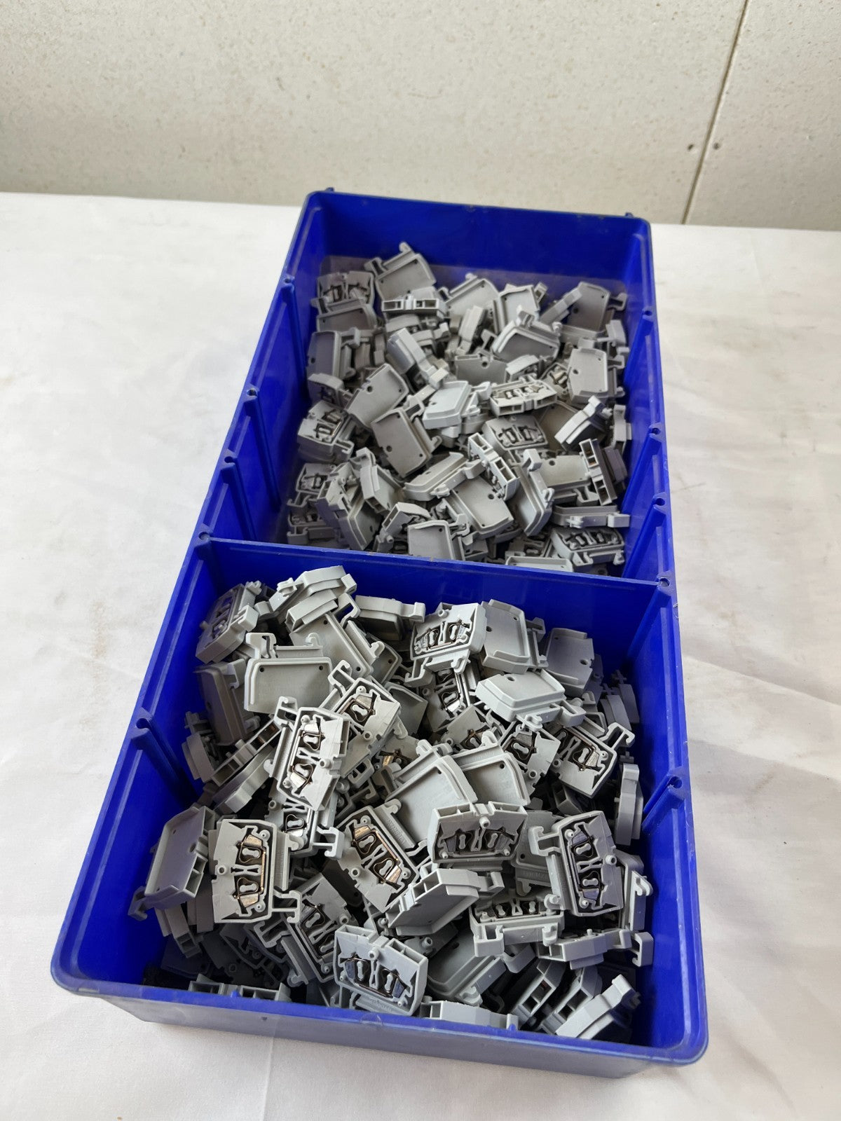 Terminal Block End Covers DIN Rail Terminal End Plates Lot Of Approx 200 Used