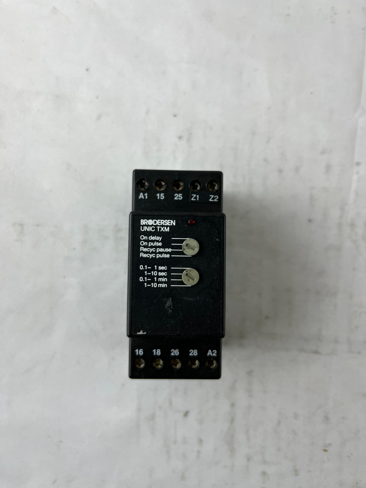 Brodersen UNIC TXM Timer Relay 230V AC Multifunction DIN Used Spare Unit