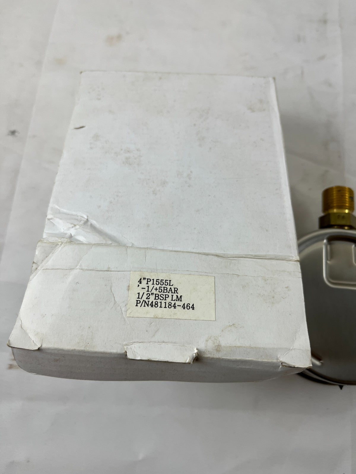 Pressure Gauge P1555L -1 To +5 Bar 4in Dial 1/2 BSP LM New In Box Spare Unit