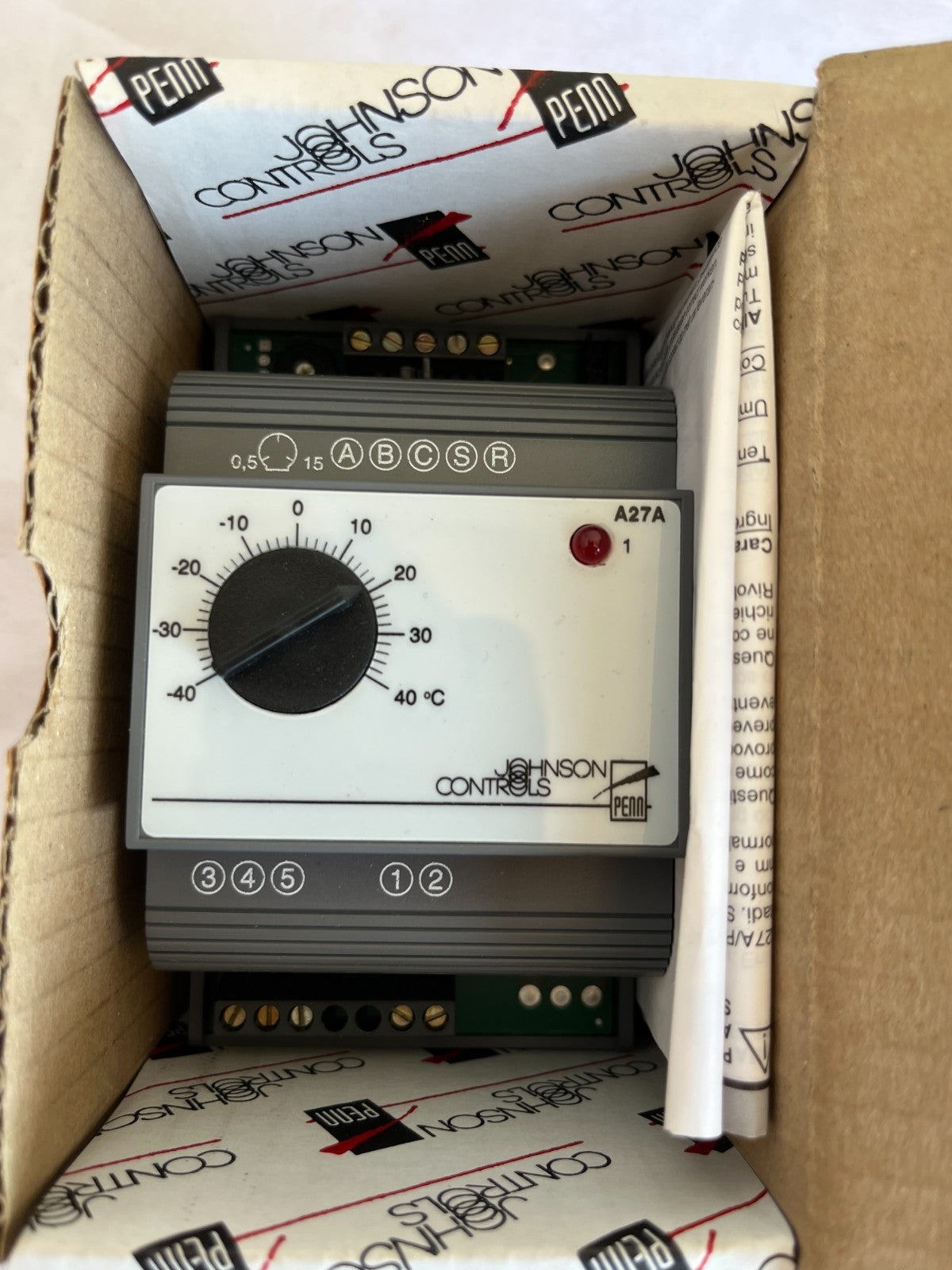 Johnson Controls A27A1N11 1 Stage Control Module 24V AC/DC New Spare Unit