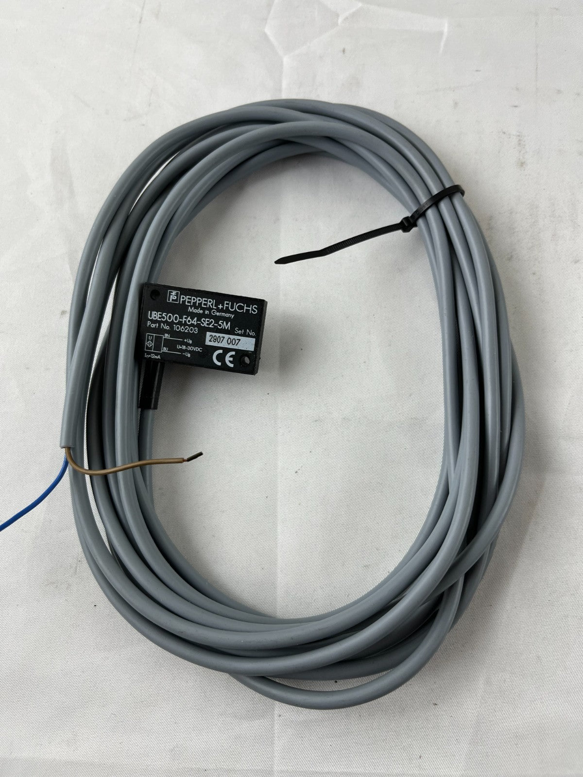 Pepperl+Fuchs UBE500-F64-SE2-5M NEW Ultrasonic Sensor 500mm 106203 Germany