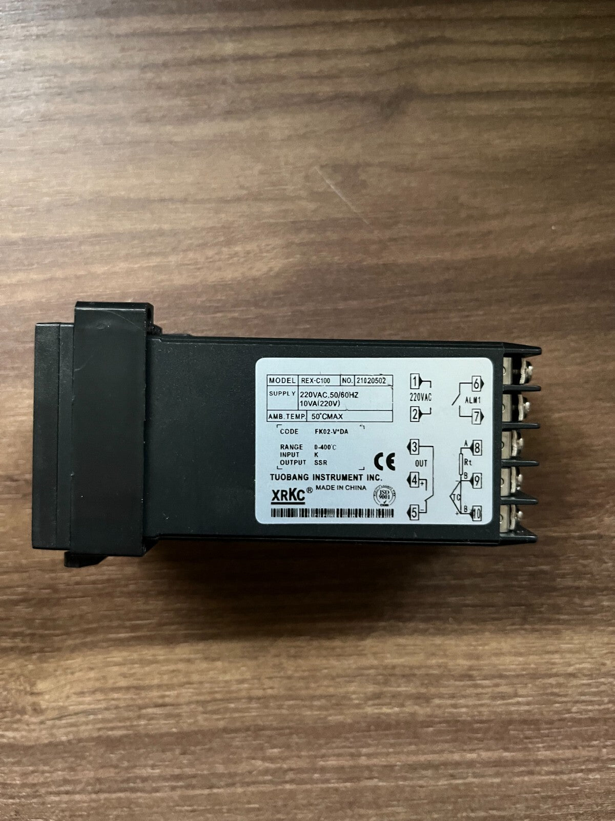 XRKC REX-C100 Digital PID Temperature Controller 220V AC, Model REX-C100