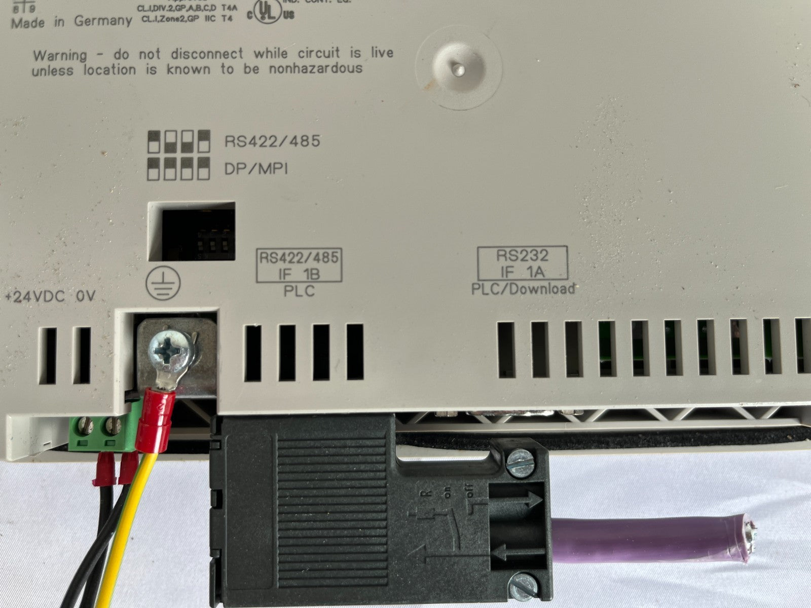 Siemens Tp170A 6Av6545‑0Ba15‑2Ax0 Hmi Touch Panel 5.7In 24V Used Spare Unit