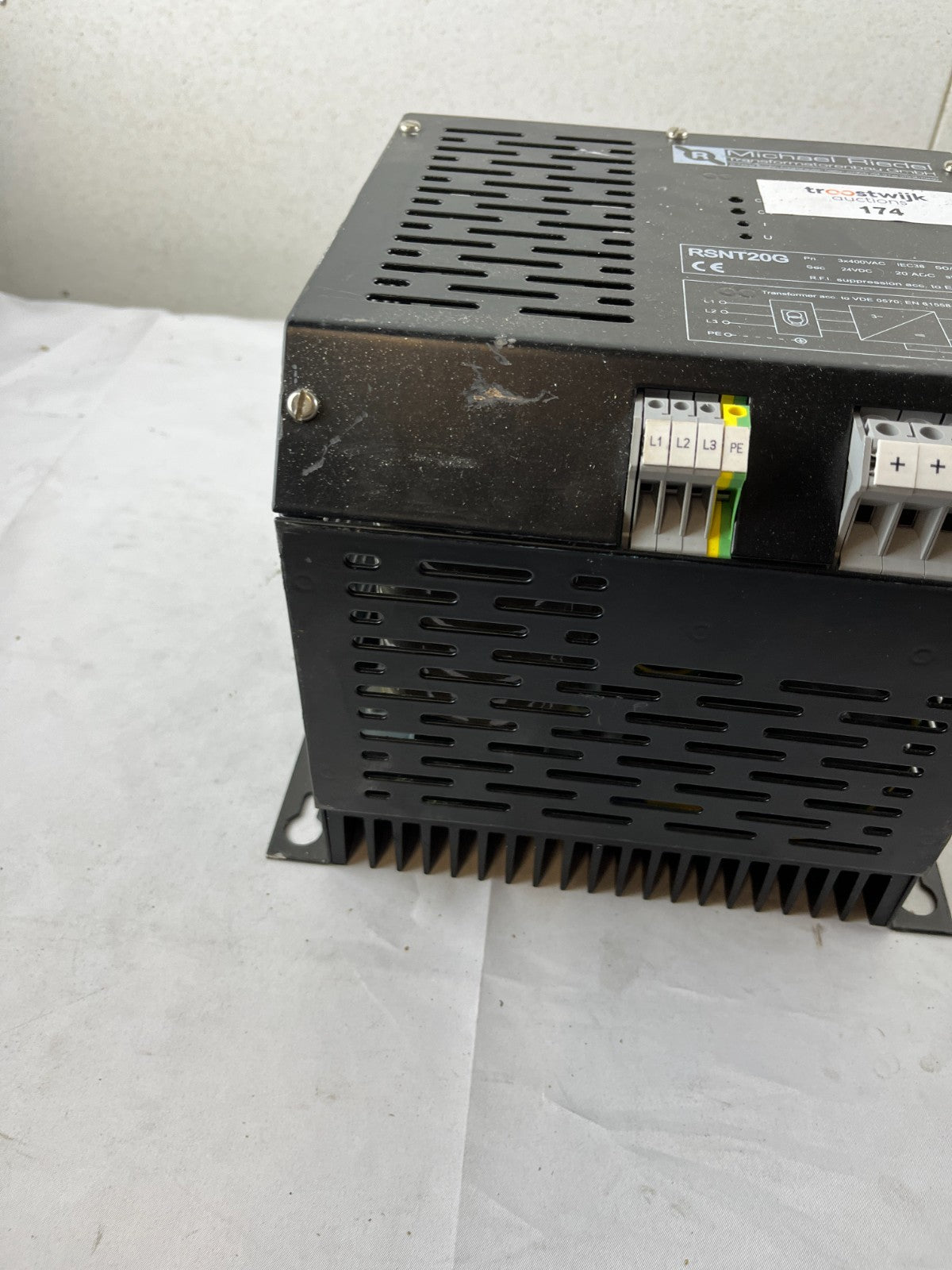 Michael Riedel RSNT20G 24VDC 20A Stabilized Power Supply 3x400VAC Used Spare