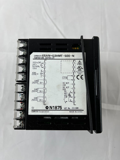 Omron E5AN-Q3HMT-500-N Digital Temperature Controller PID 96x96mm 3-Output USED