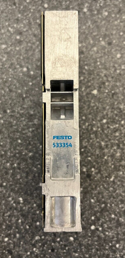 Festo 533354 Solenoid Valve Manifold Block - Used, Good Condition
