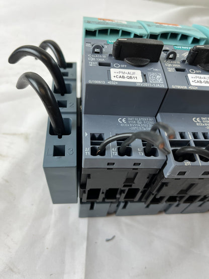 Lot of 3x Siemens Sirius 3RV2021 Motor Protection Breakers 3RV2011-1JA20 Used