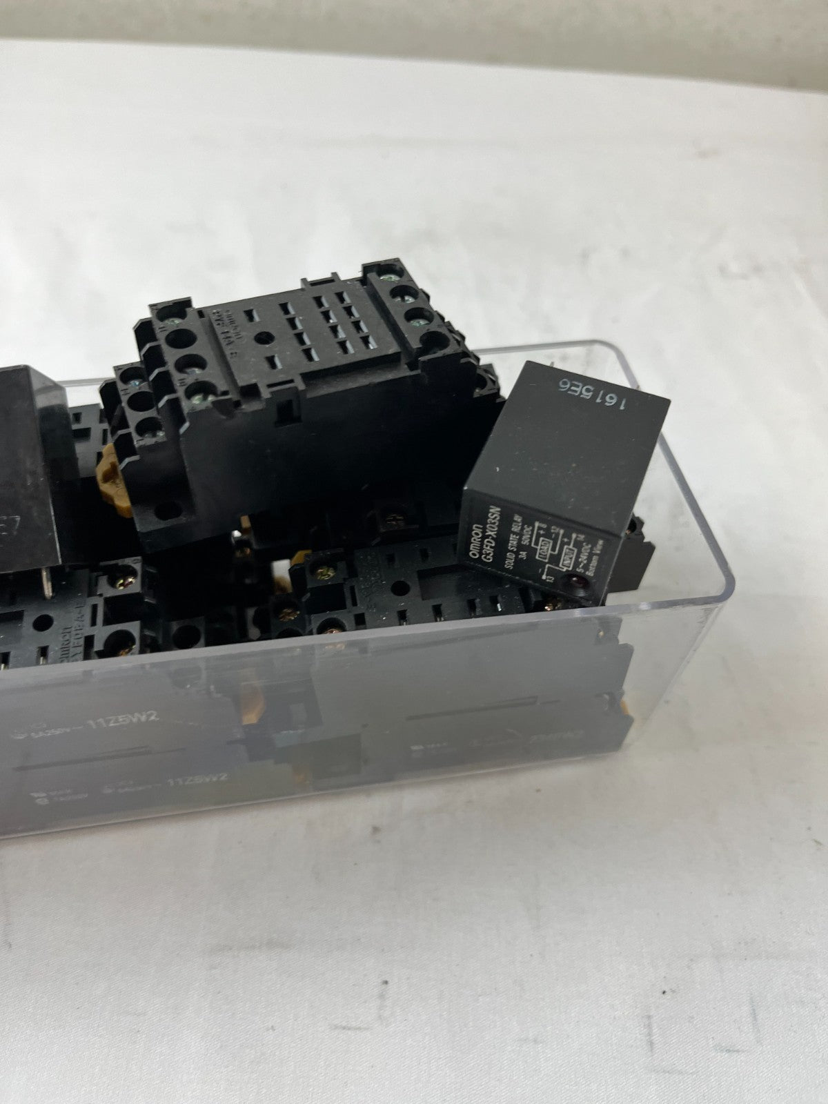Omron G3FD-X03SN Solid State Relay + Socket Bulk Lot Used Condition Spares