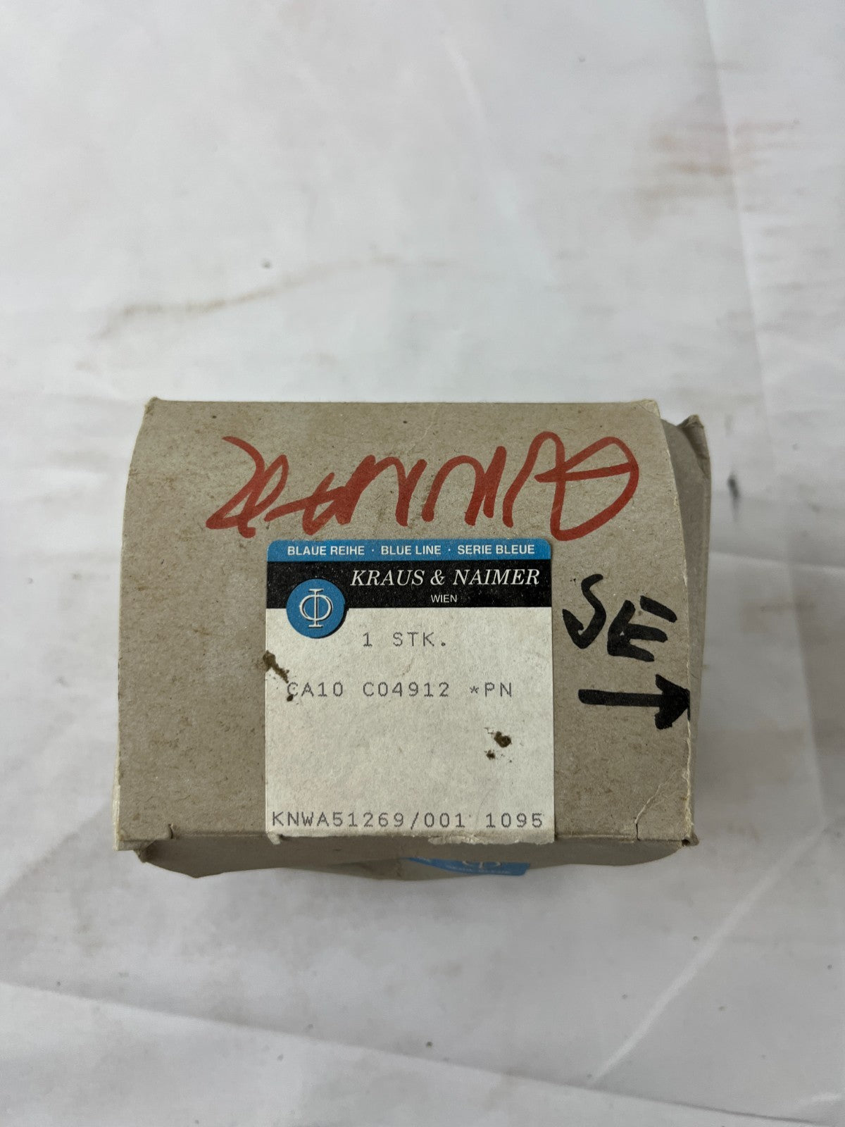 Kraus & Naimer CA10 C04912 PN Rotary Cam Switch 0-1-2-3 IP42 New in Box Spare