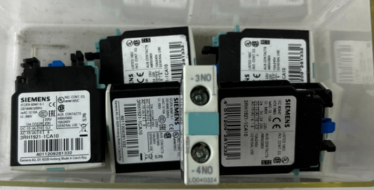 9x Siemens 3RH1921-1CA10 Auxiliary Contact Block 1NO Front Mount for 3RT1 / 3RH1