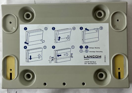 LANCOM Systems Wall Mount Mounting Plate Bracket DIN Rail Network Used Spare