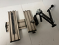 Modular Aluminum Test Bench Setup T-Slot Frame Adjustable Arm Used As-Is