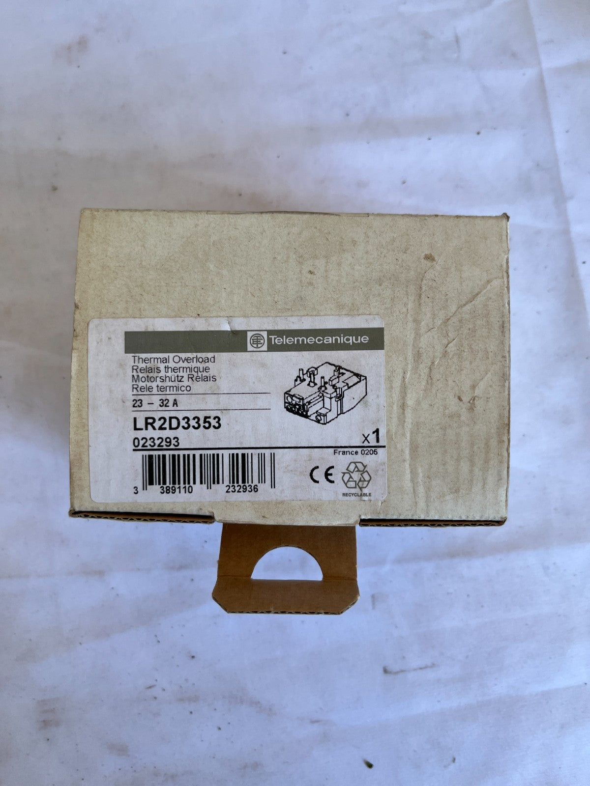 Telemecanique LR2D3353 Thermal Overload Relay 23-32A Class 10A New Spare Unit