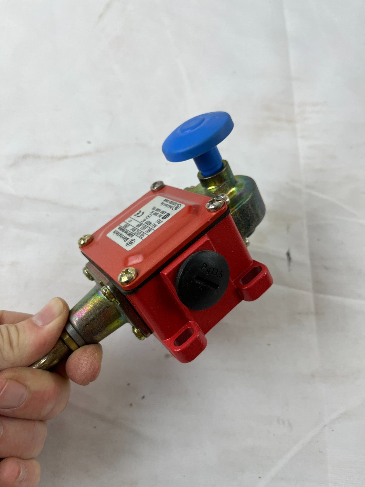 Bernstein SiD-UV1Z Rope Pull Safety Switch 601.1431.869 IP65 16A Used Working