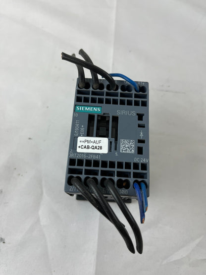 Siemens Sirius 3RT2016-2FB41 Contactor 24VDC 9A 4kW Used Working Spare Unit