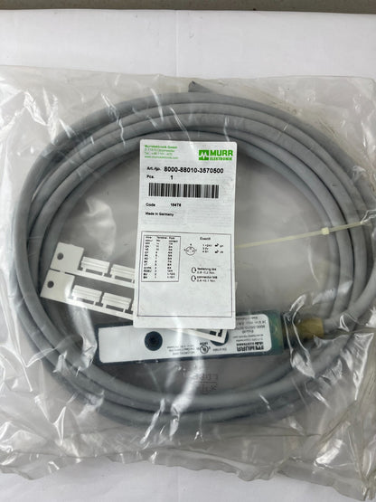 Murr Elektronik 8000-88010-3570500 Exact8 M8 Distribution Cable 8×M8 3-Pin 5m