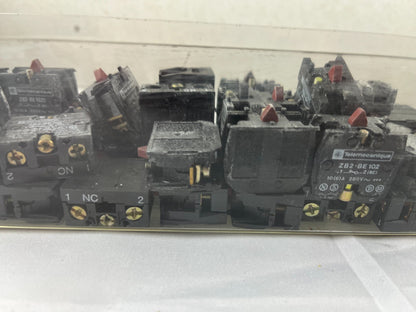 Mixed Lot Telemecanique ZB2-BE102 NC Contact Blocks 22mm Used Spare Parts